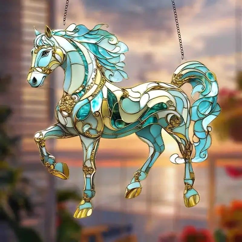 💥LAST DAY SALE 50% OFF💥Galloping Horse Suncatcher Ornament