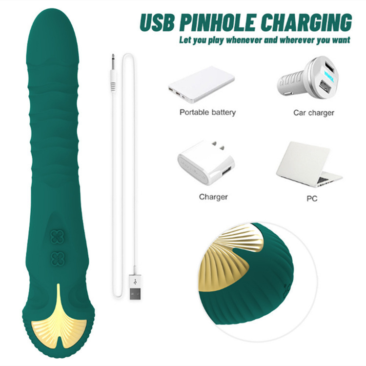 SHEMESIX - Female Masturbation Vibrator - Retractable Vibration Pulse Vibration Egg Swing Masturbator