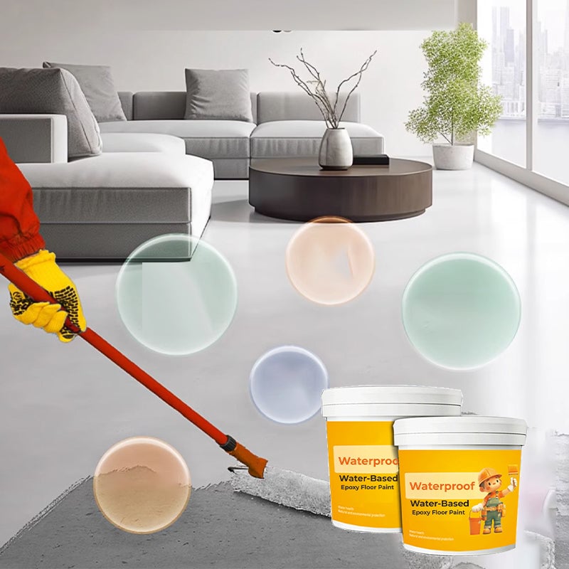 🎄Christmas Sale - 70% OFF🎁Waterproof Water-Based Epoxy Floor Paint-Buy 2 Free Shipping