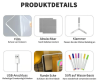 🔥49% Rabatt🎁Kreatives wiederbeschreibbares Acryl-LED-Nachrichtenschild