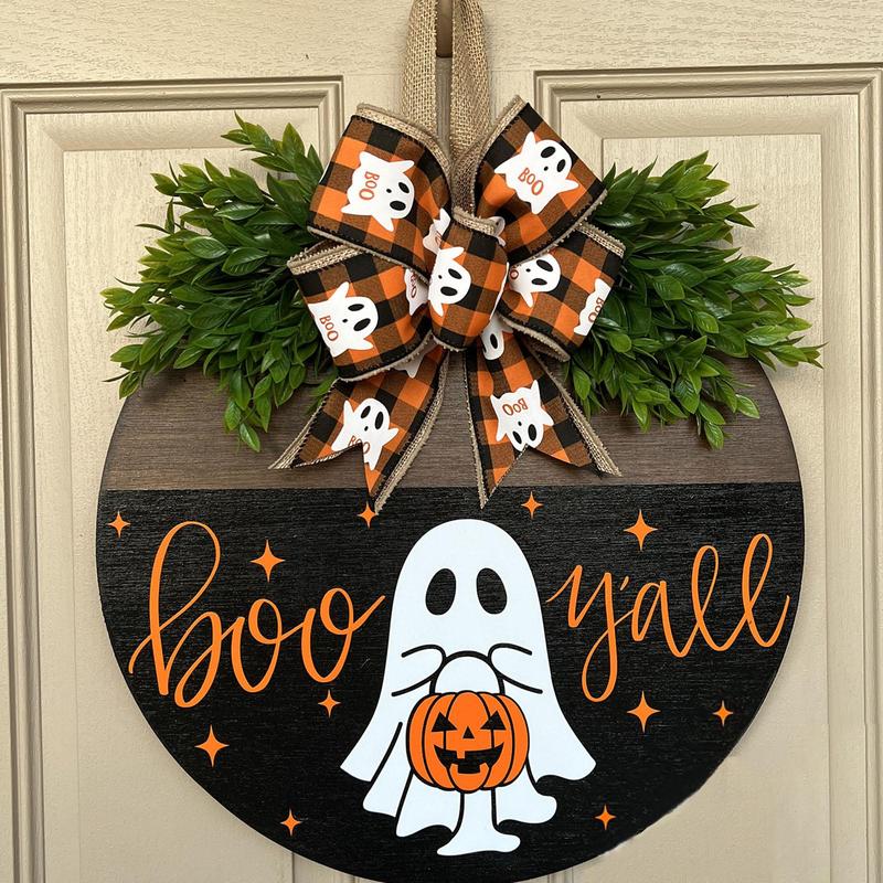 TikTok Last Day Promotion -60% OFF🎉Pumpkin Boo Halloween Welcome Sign for Front Door