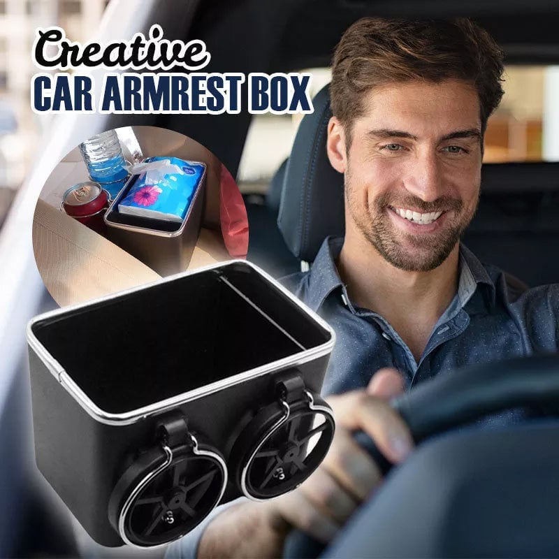 (🎄Christmas Hot Sale🔥🔥)Creative Car Armrest Box(BUY 2 SAVE $5)