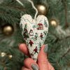 ❤️DIYHeart Shaped Christmas Ornament Embroidery Kit🎅