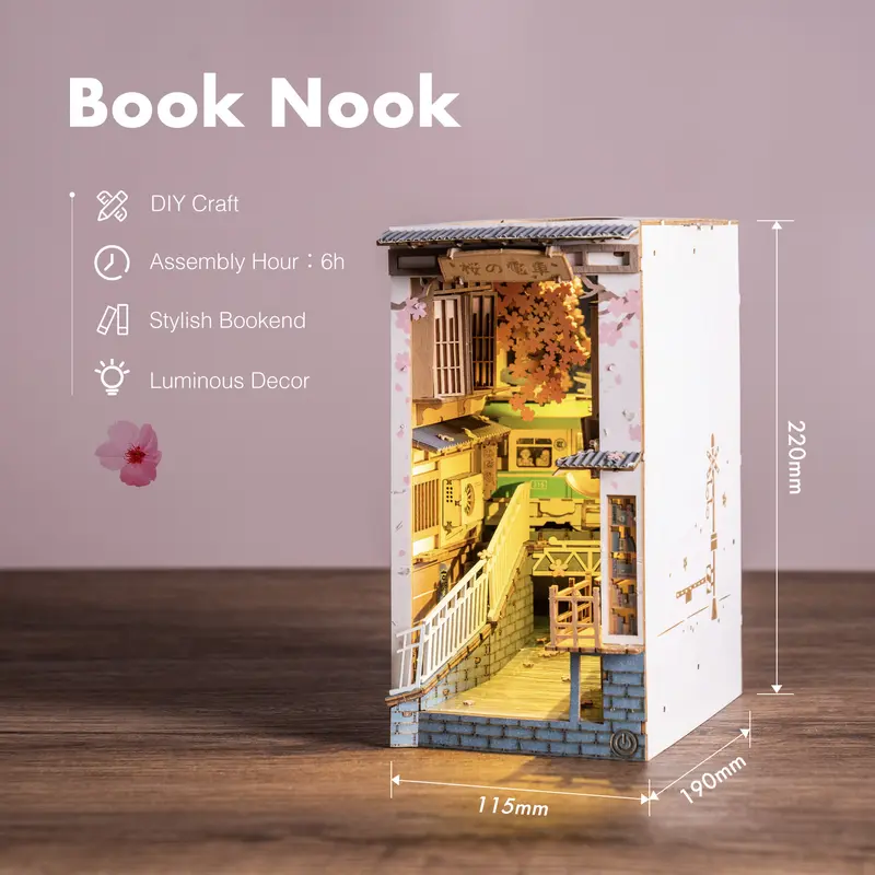 (🔥Last Day Promotion 50% OFF) DIY Wooden Book Nook