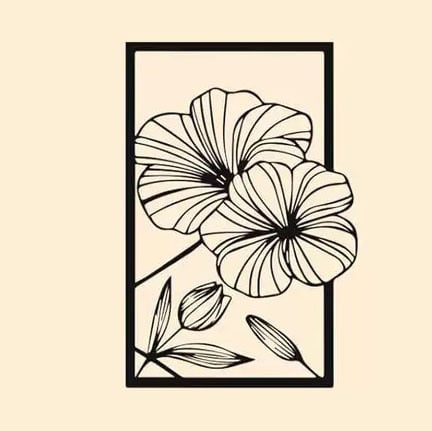 🔥 50% OFF – Limited Time Only!  Minimalist Metal Lotus Wall Art – Zen-Inspired Iron Line Wall Hanging for Home, Bedroom & Living Room Decor