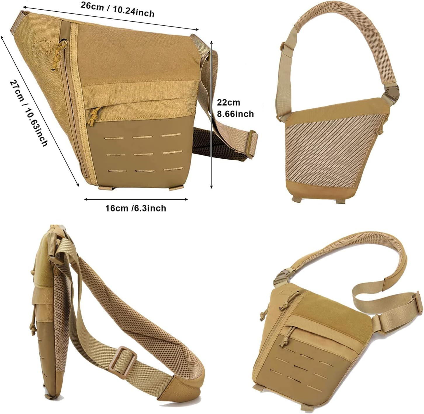 Tactical Crossbody Sling Bag