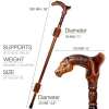 Designer Art Wooden Cane Walking Stick