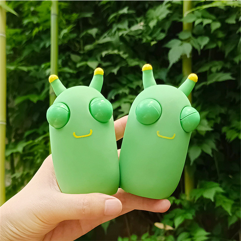 (🌲EARLY CHRISTMAS SALE - 50% OFF) Funny Grass Worm Pinch Toy