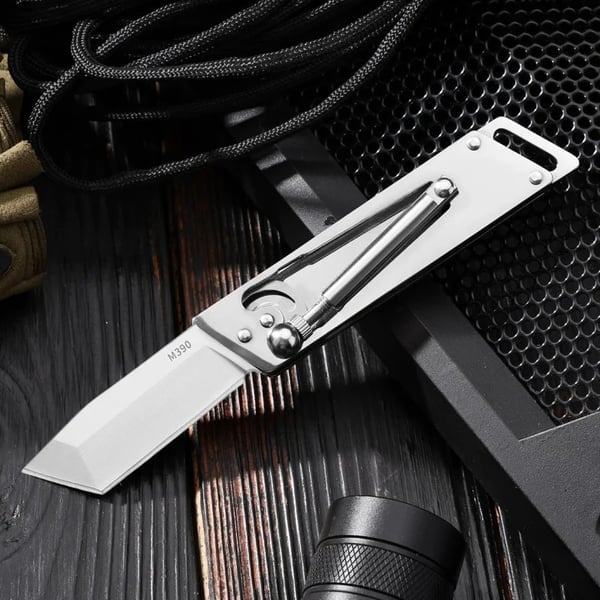 Creative Mechanical Hydraulic Rod Modeling M390 Folding Knife