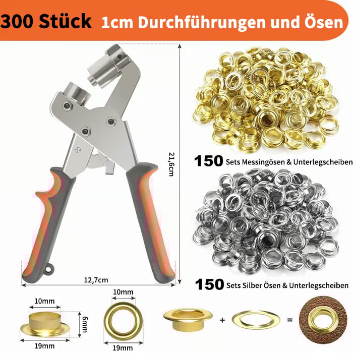 🔥LETZTER TAG 49 % RABATT🔥Professionelles Ösen-Set