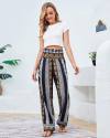 QIANXIZHAN Women's Harem Pants, High Waist Yoga Boho Trousers with Pockets