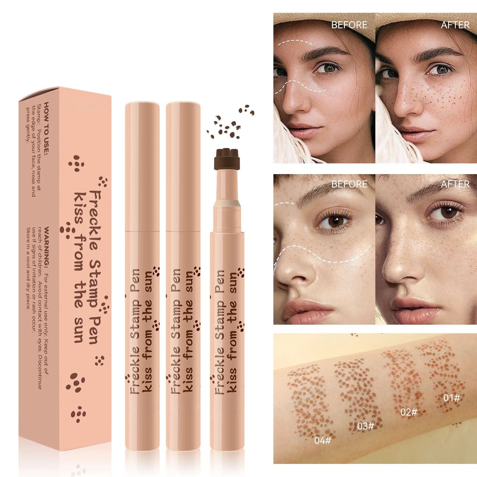 ⏰LAST DAY SALE 50% OFF💥Waterproof Freckle Pen