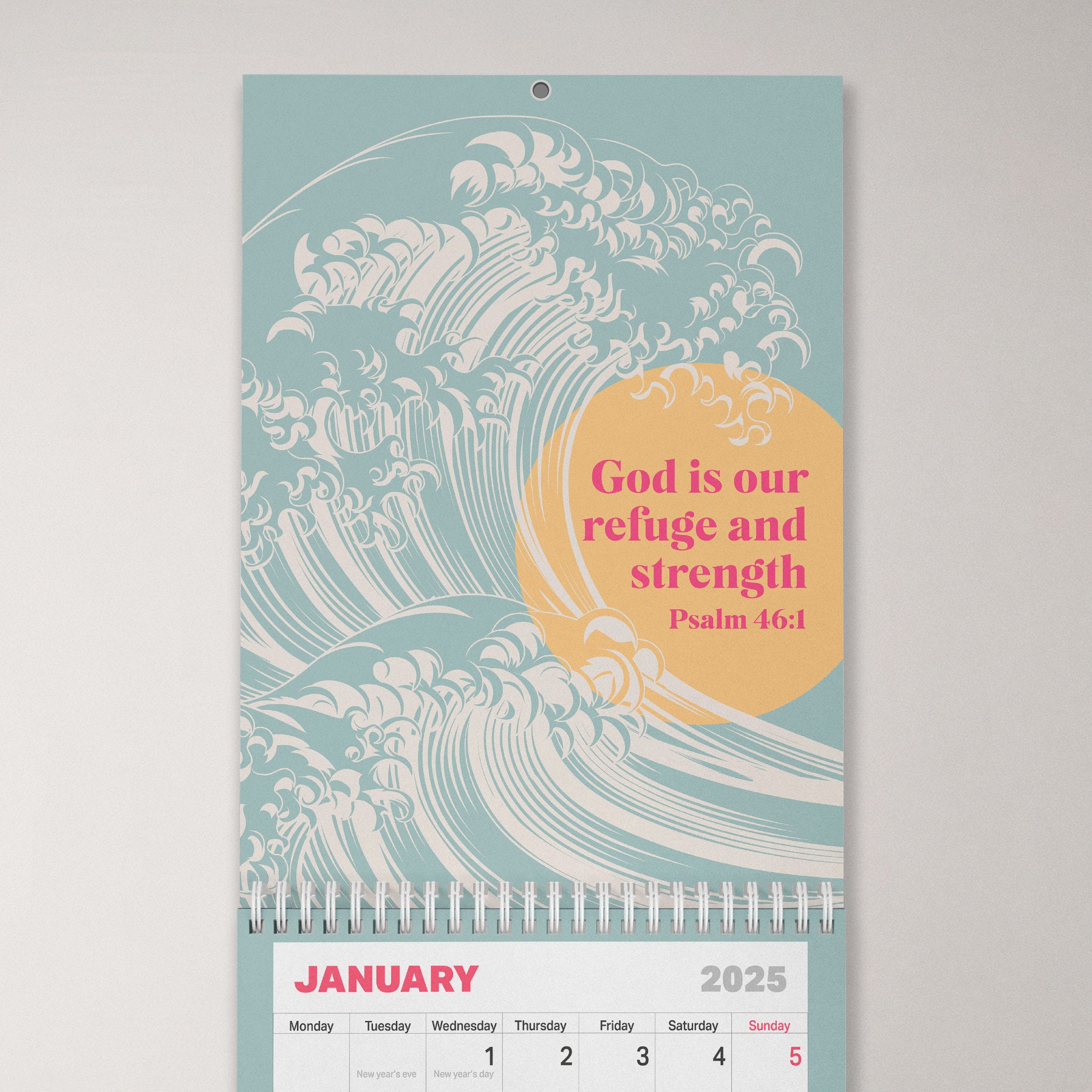 2025 Christian Calendar | Bible Verse Wall Calendar