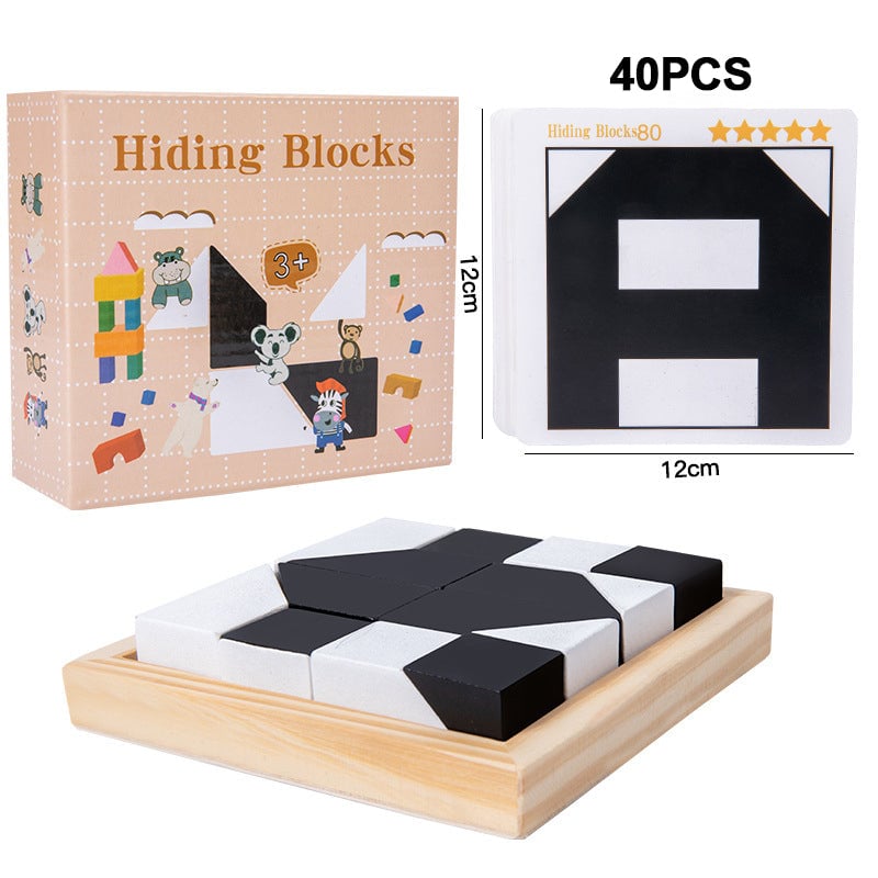 🔥Last Day Promotion 50% OFF🌟Puzzles Hidden Building Blocks Puzzles Toys