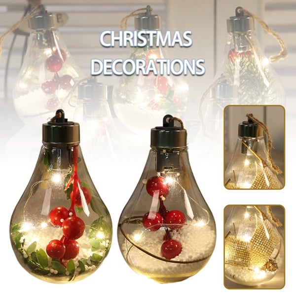 🎉HOT SALE 49% OFF🎁 - LED Hanging Bulb Christmas Ornaments