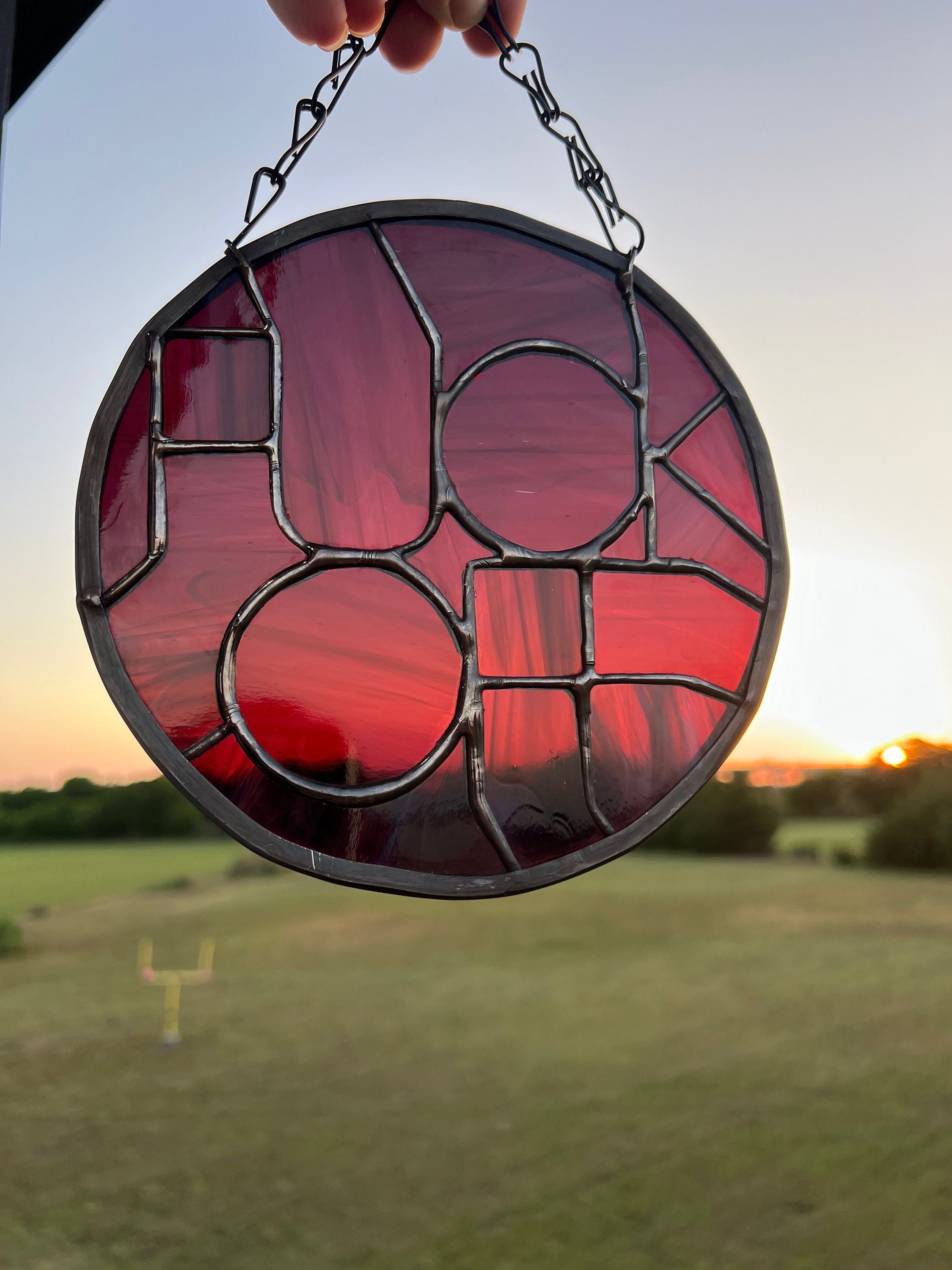 🤣Funny Saying F OFF Stained Glass Hanging