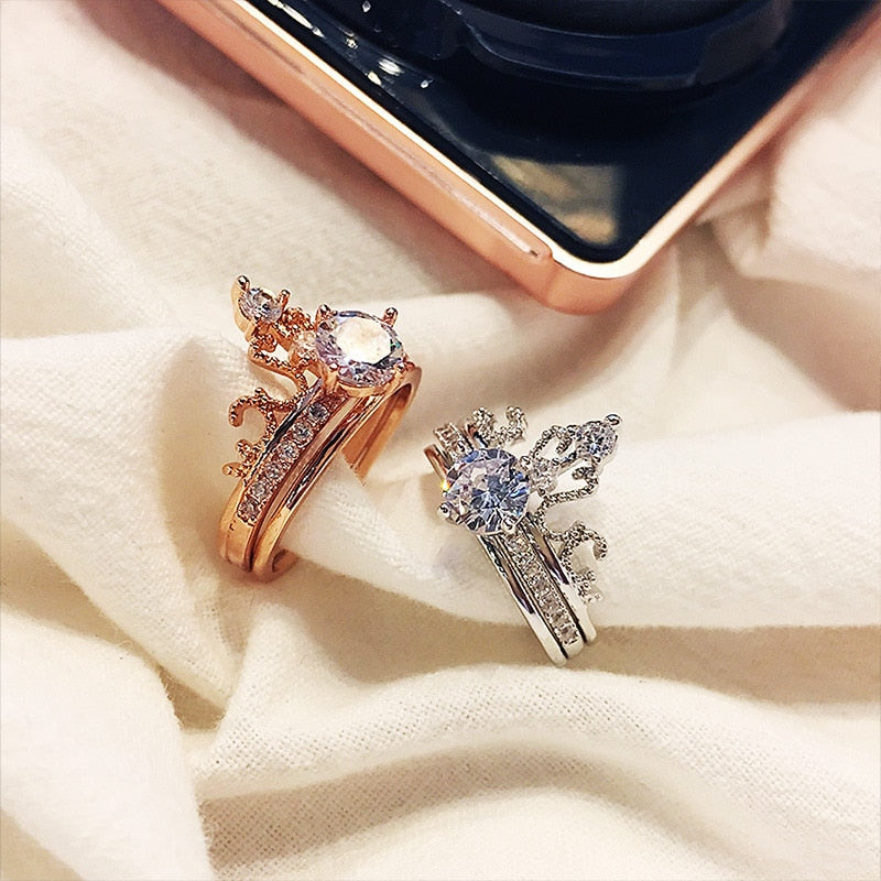 💖Valentine's Day Sale - 50%🎁The Crown Combination Ring