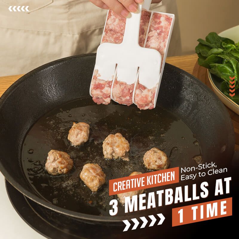 🔥Last Day Promotion 48% OFF🔥Creative Kitchen Triple Meatball Maker(BUY 3 GET EXTRA 15% OFF& FREE SHIPPING)