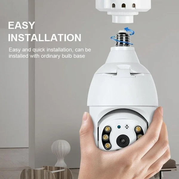 (🔥LAST DAY 50% OFF)Wireless Wifi Light Bulb Camera Security Camera(BUY 2 GET FREE SHIPPING)