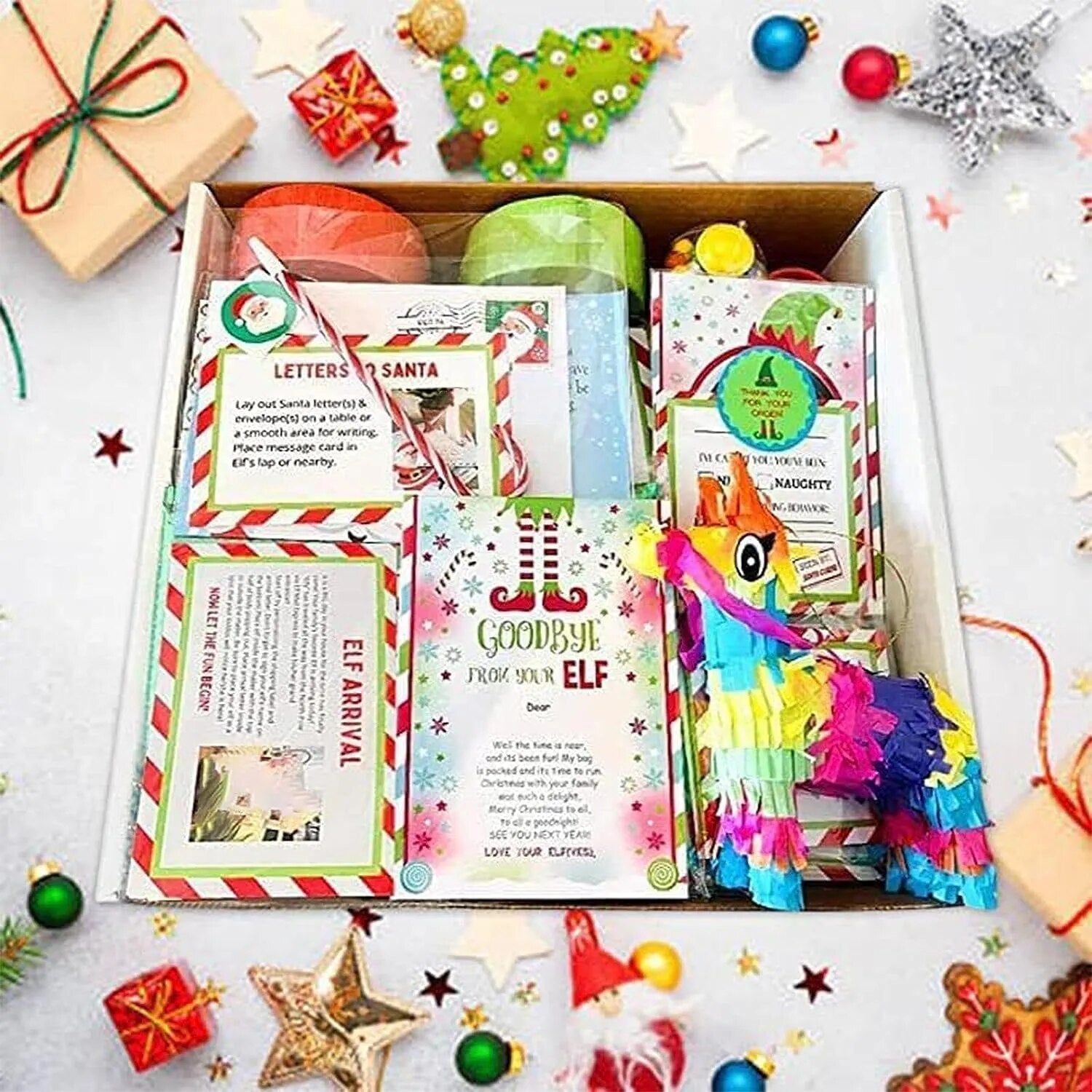 🎄TikTok Christmas Sale - 70% OFF🎄Elf Kit 24 Days of Christmas Countdown 2024