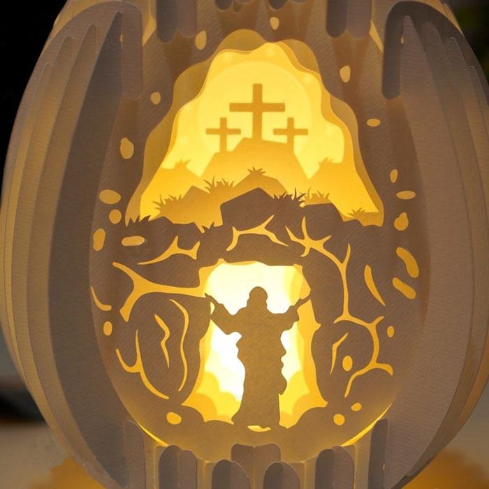 🔥THANKSGIVING DAY SALE - 50% OFF🎄 Birth of Jesus 3D Paper Desk Lamp - Handmade👍