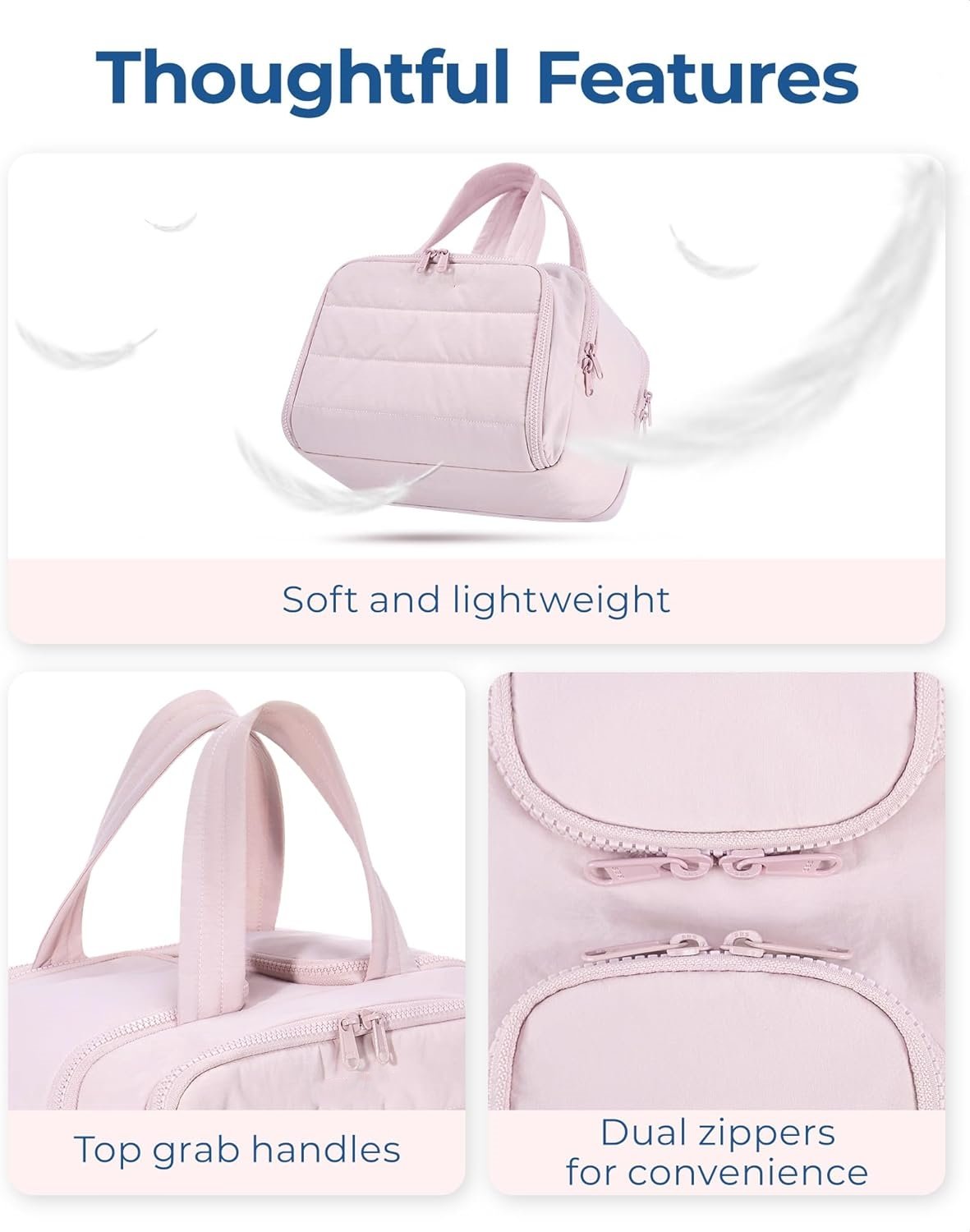 🔥Last Day Promotion 70% OFF🔥Large Capacity Wide-Open Travel Cosmetic Bag⚡BUY 2 FREE SHIPPING