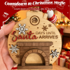 🎄TikTok Christmas Sale -70% OFF✨Christmas Countdown Ornament - Santa in Chimney with Snowflakes🎅