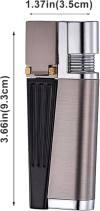 2 in 1 Set Lighter with Foldable Rotatable