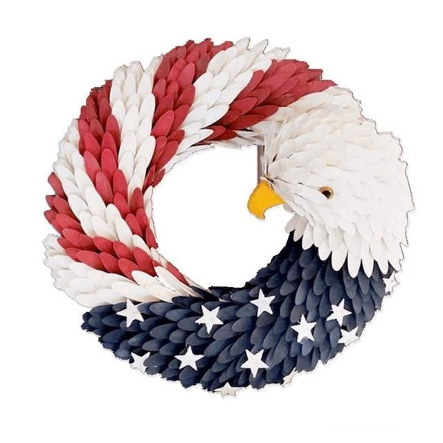 🔥Handmade American Eagle Patriot Wreath