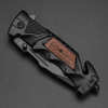 Black Cord Folding Knife