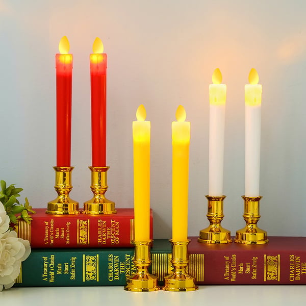 (New Year Sale- 49% OFF) 1 Pair Led Flameless Candle Light