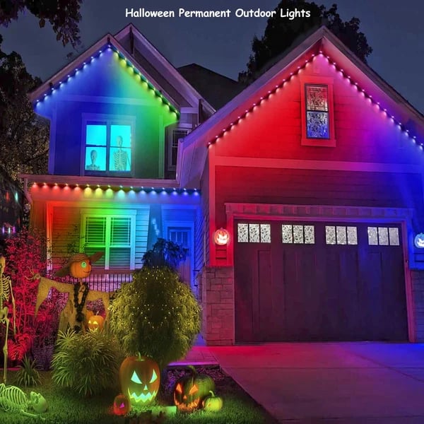 🎅 🔥Early Halloween Sale !!! Smart Rainbow LED Permanent Outdoor Light - Smartlight 🎁