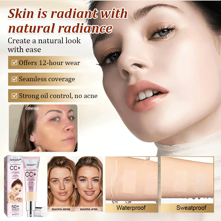🔥Letzter Tag 49% Rabatt - Creme Illumination SPF50 mit Luxe Brush Makeup