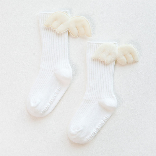 (Christmas Big Sale!- 50% OFF)Angel Wing™ Baby Girls Knee High Socks