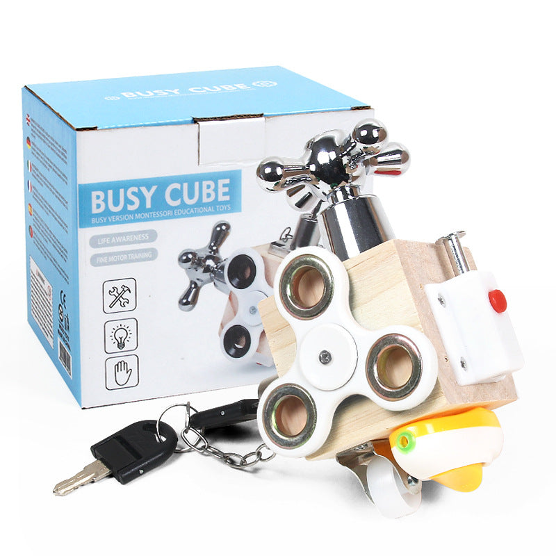 🎁Last Day Promotion- SAVE 70%🎉Montessori Busy Cube-Buy 2 Free VIP Shipping