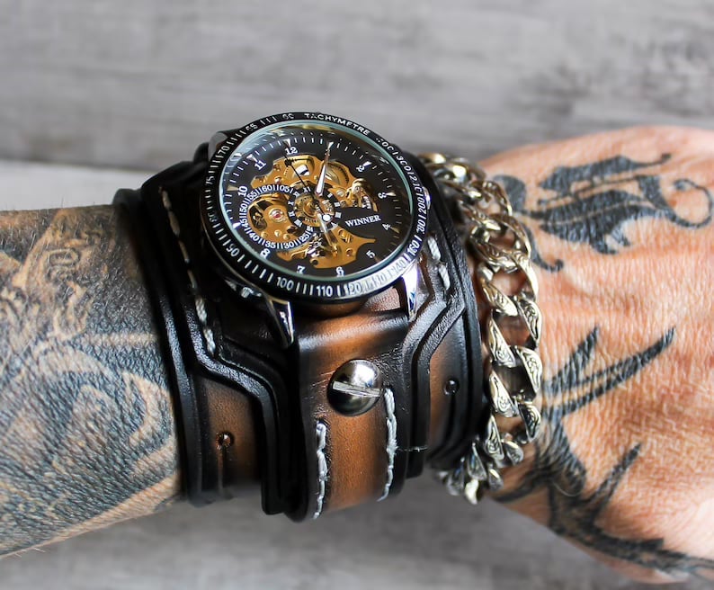 Men's Steampunk Waterproof Wrist Watch - Free Shipping Today