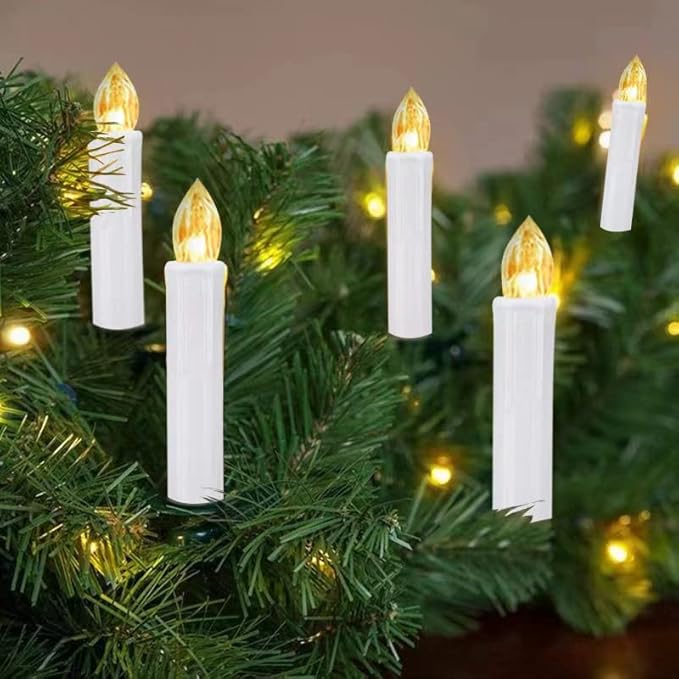 🔥Last Day Promotion 70% OFF🔥Clip-On LED Taper Candles with Remote Contro