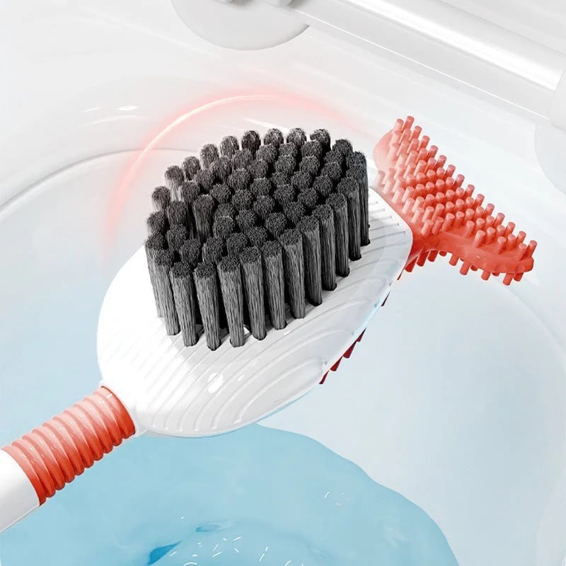 🎁TikTok Last Day Sale - 70% OFF🎉Wall-Mounted Suction Cup Toilet Cleaning Brush Set