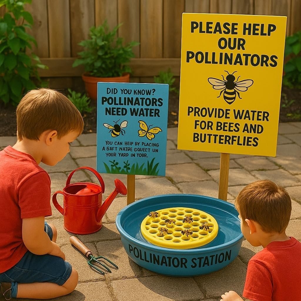 🎁TikTok Last Day Sale - 70% OFF🎉Floating Bee Watering Station🐝