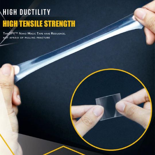 (Hot Sale NOW - 48% OFF)  Nano Double Sided Tape(39.37 inches) 🔥BUY 3 GET 2 FREE & FREE SHIPPING