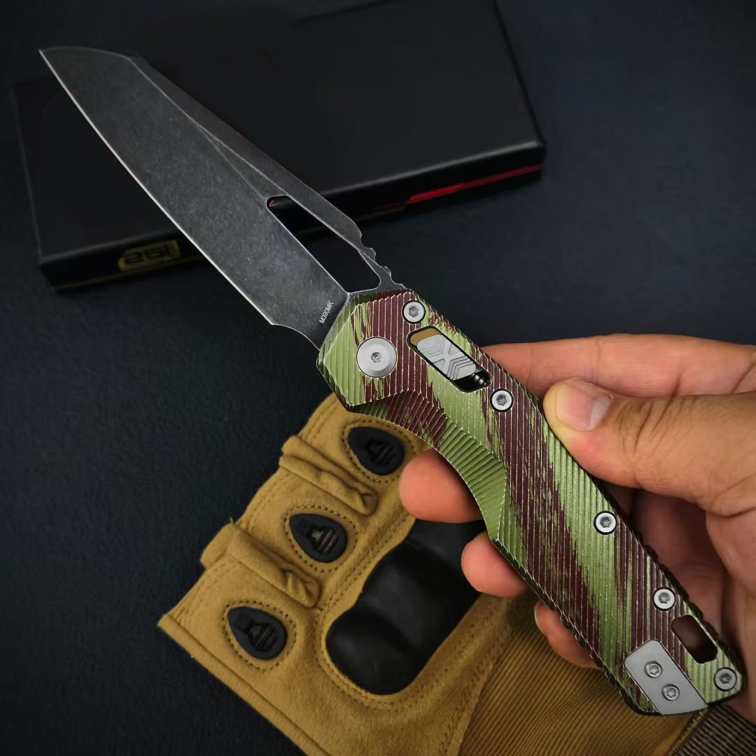 70% OFF Only Today-Amphibian RAM-LOK Folding Knife M390 Blade Aluminum Handle