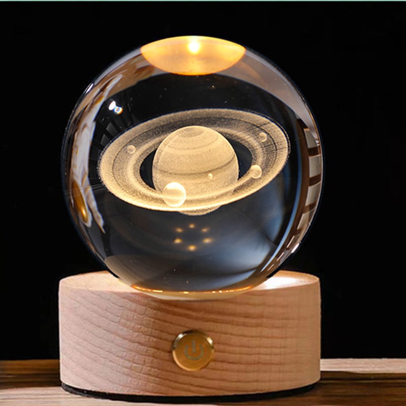 (🔥Last Day Promotion 50% OFF) 3D Planet Crystal Ball - Buy 2 Get Extra 10% OFF & FREE SHIPPING