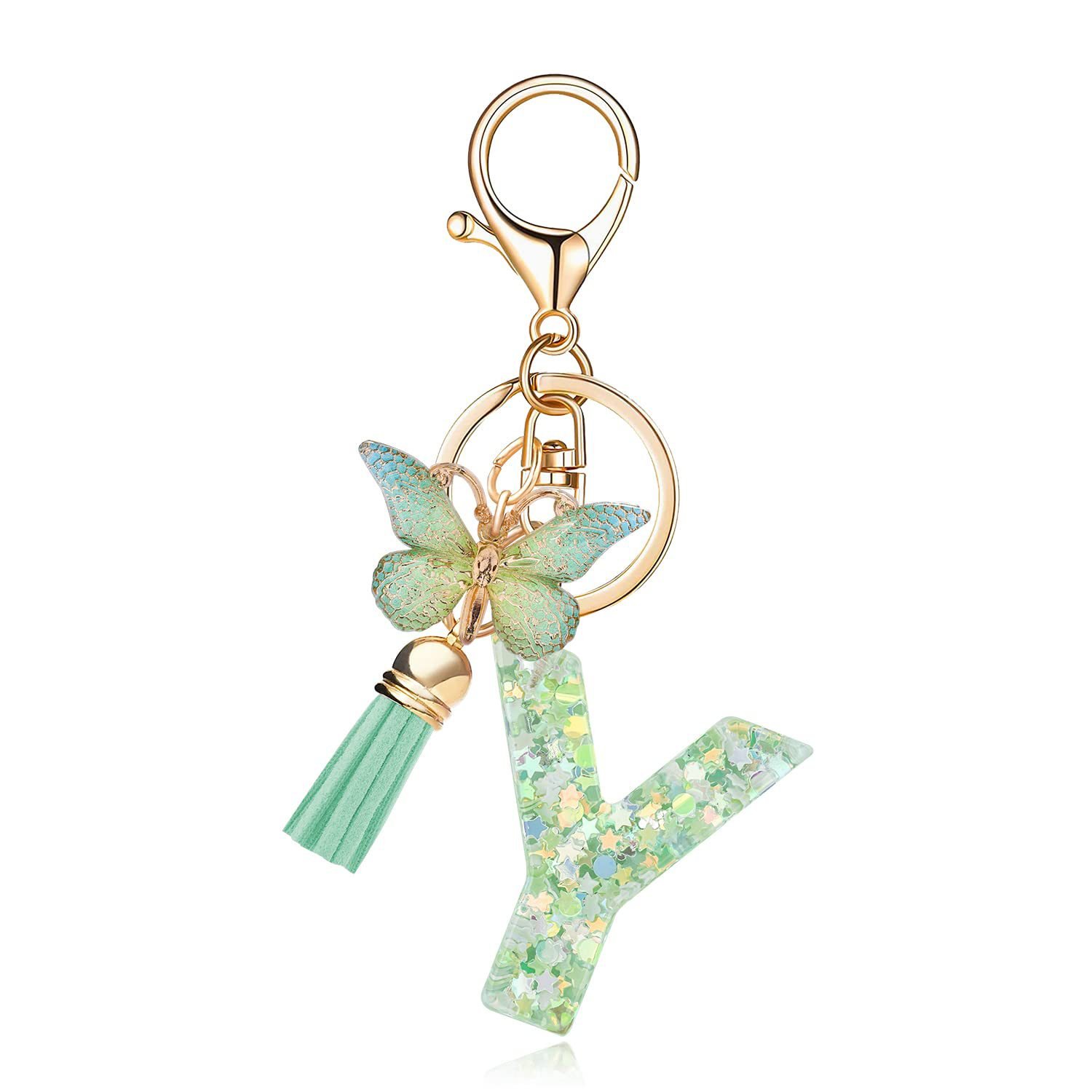 🎁TikTok Last Day Sale - 70% OFF🔥Initial Letter Keychains🦋