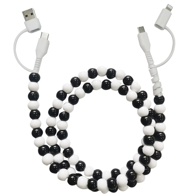 🎁TikTok Last Day Sale - 70% OFF🎉Beaded Charging Cords (🌈SALE $9.99)