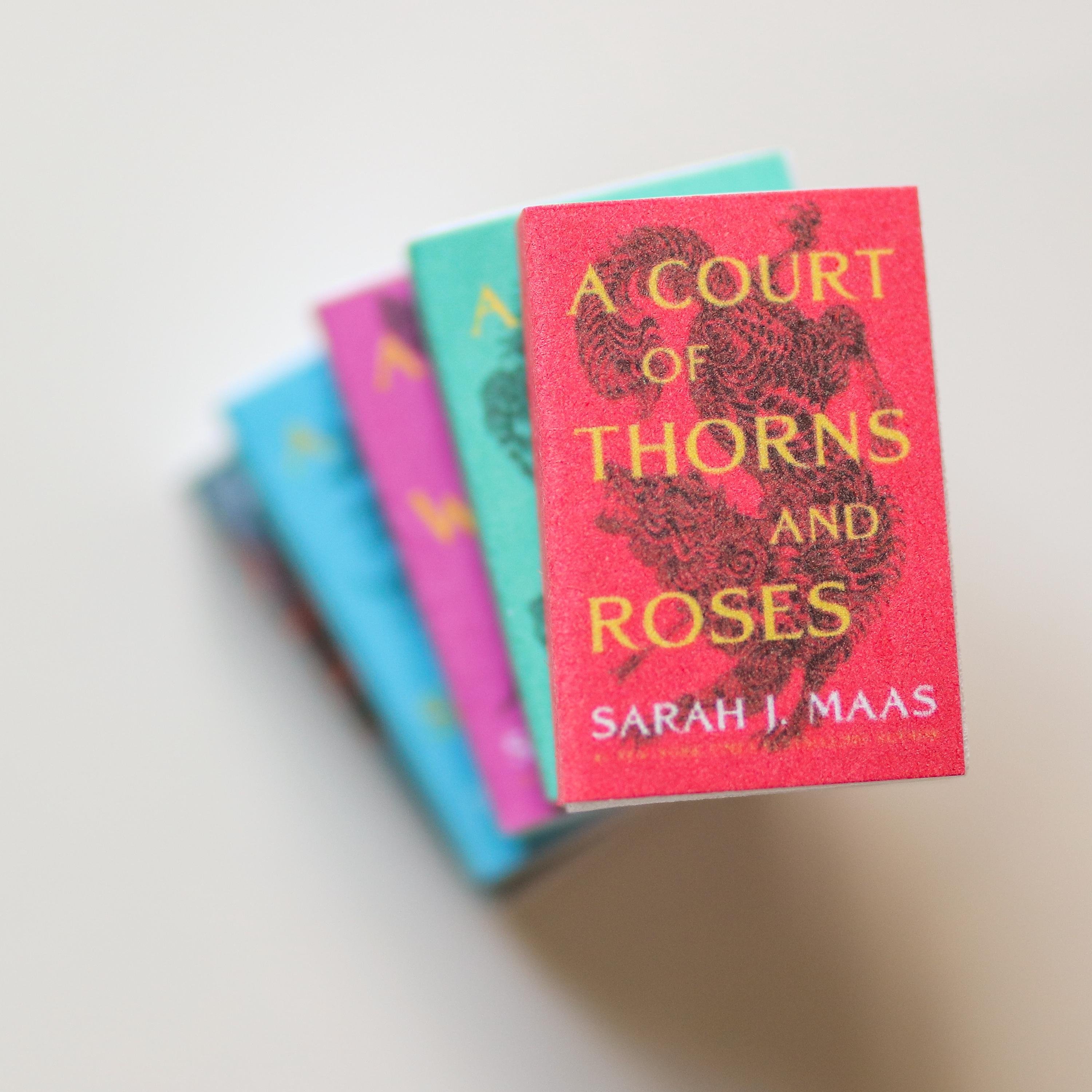📚 Prythian Stories – Set of 5 Handmade Miniature Books ✨