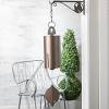 🔥Medium-sized cylindrical outdoor wind chime, made of copper, suitable for outdoor gardens, patios, and porches, with a deep, soothing tone.