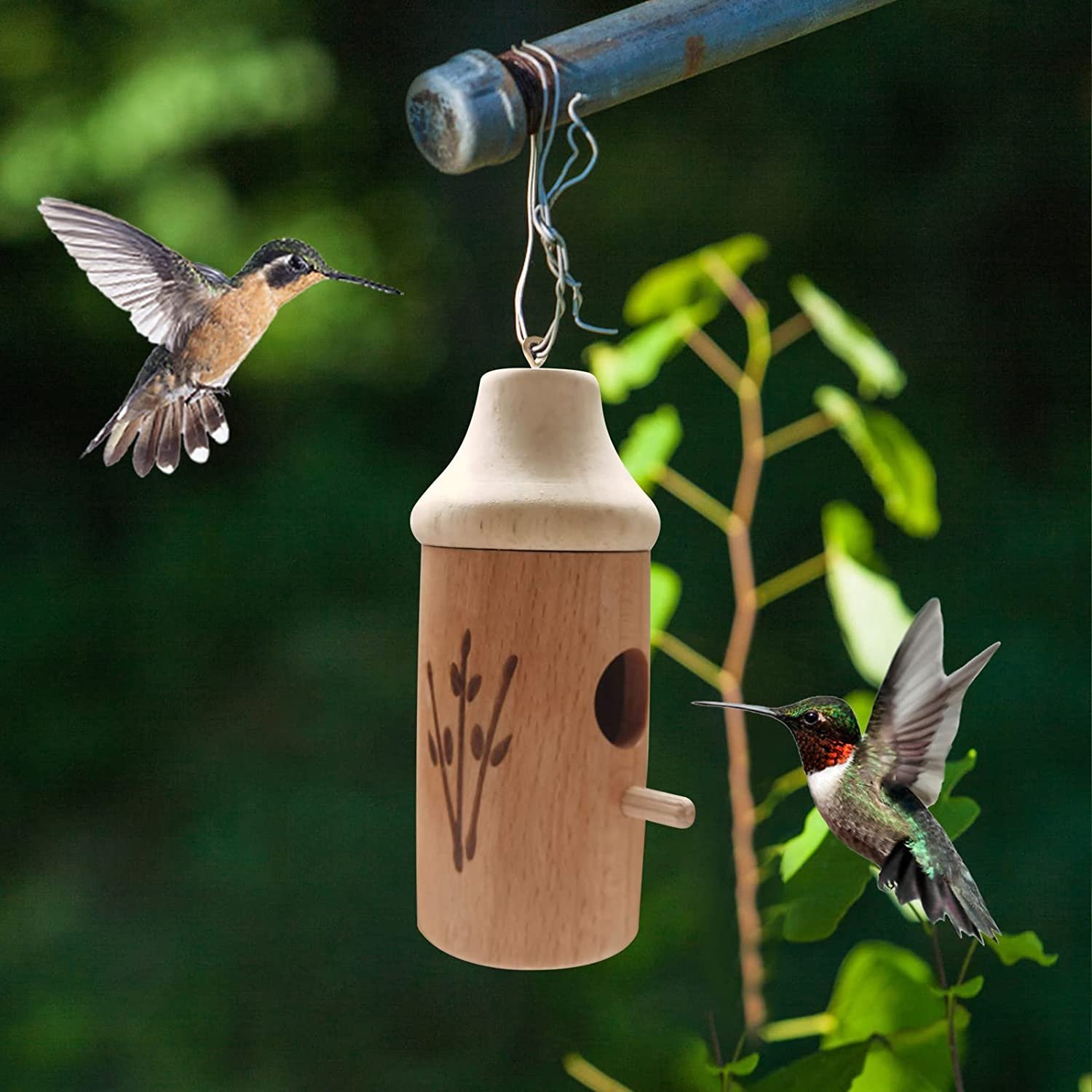 💥LAST DAY SALE 50% OFF💥Wooden Hummingbird House⚡BUY 1 SET FREE SHIPPING