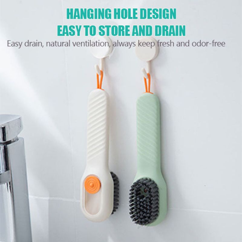 (🎄Christmas Promotion--48%OFF)Multifunctional Shoe Brush With Liquid Box(Buy 2 get 1 Free)