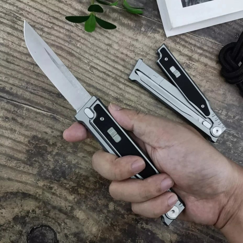 🔥 Survival Camping D2 Folding Knife