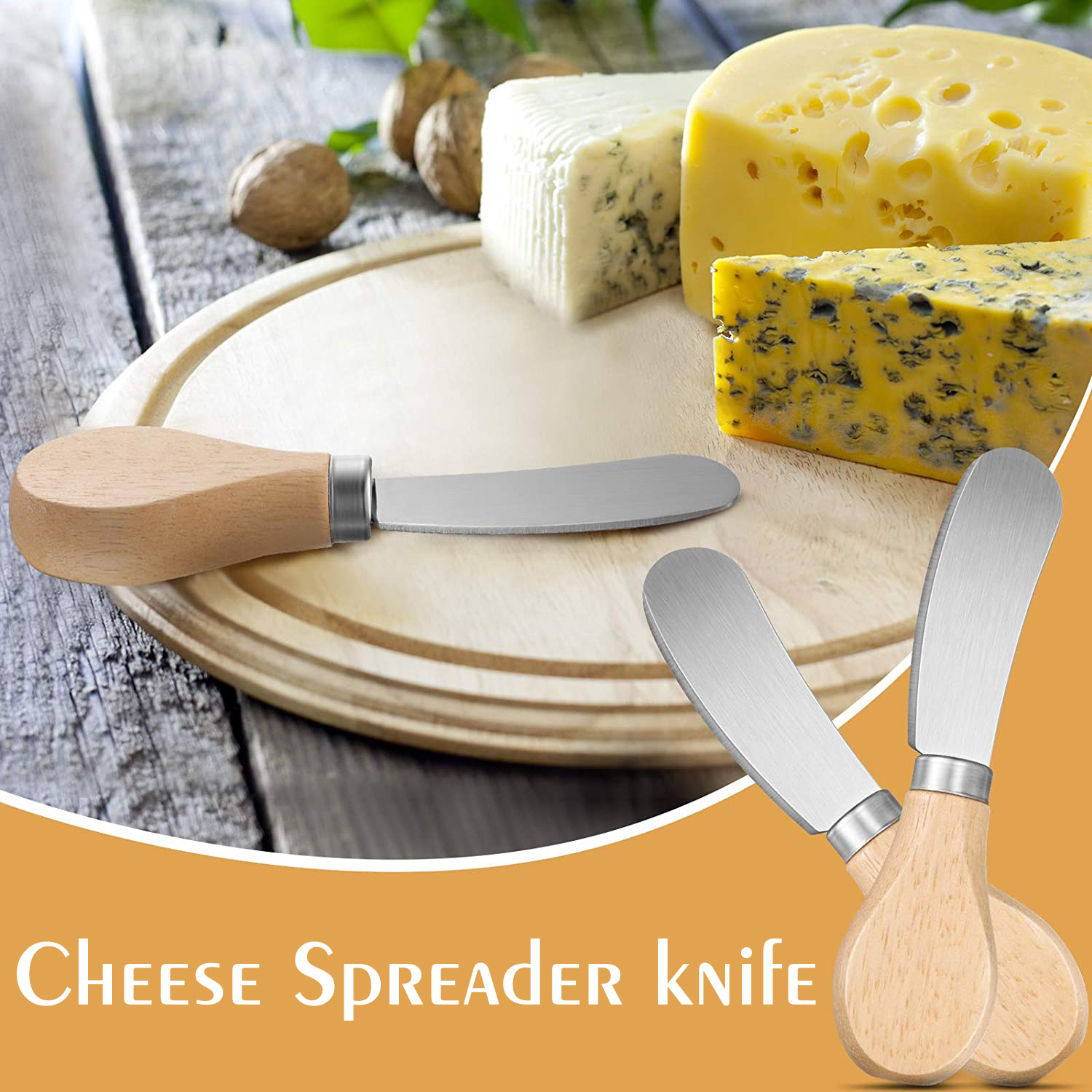 (🎄Christmas Hot Sale🔥🔥)Cheese Spreader Knife(BUY MORE SAVE MORE)